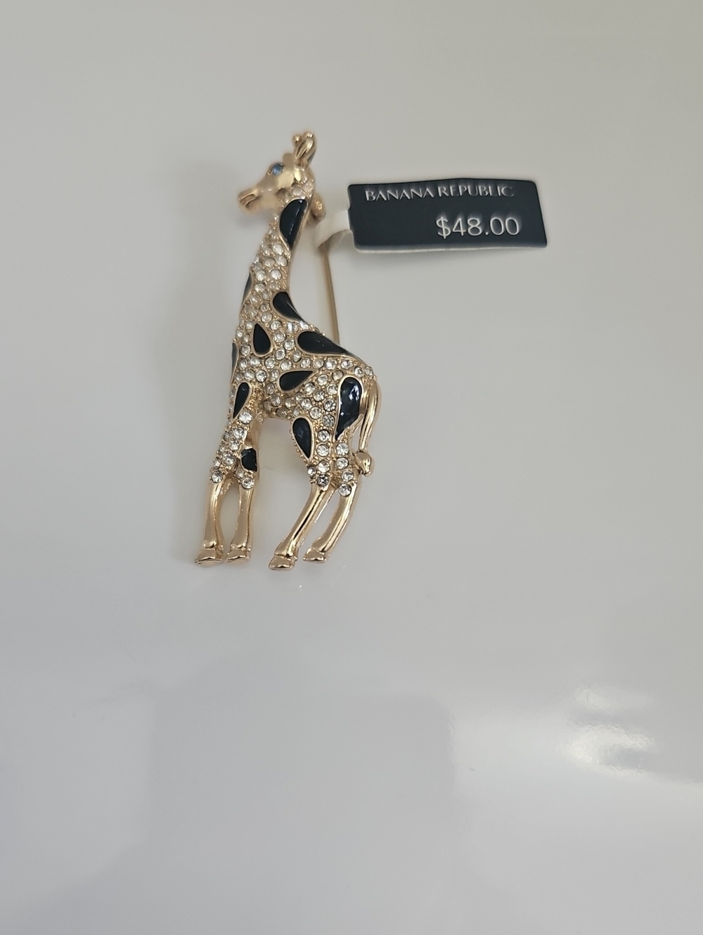 J CREW CRYSAL GIRAFF PIN NWT